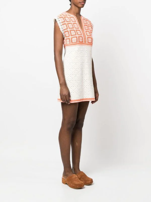 Maje Roby Minikleid Orange 5 Maje Roby Minikleid Orange - Image 3