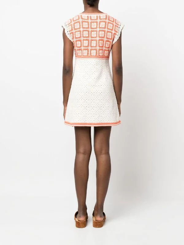 Maje Roby Minikleid Orange 6 Maje Roby Minikleid Orange - Image 4